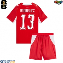 Otroški Nogometni dresi Švica Ricardo Rodriguez #13 Domači SP 2026 Kratek Rokav (+ Kratke hlače)